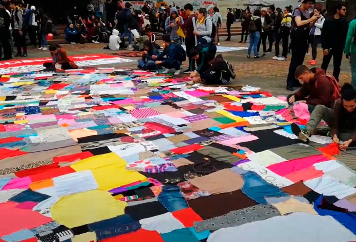 Cosamos el parche, estudiantiles protestan desde el arte