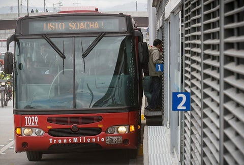 TransMilenio hacia Soacha