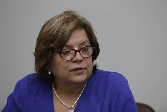 Ministra Gloria María Borrero.