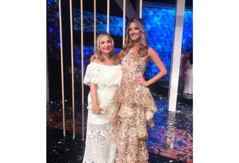 Daniella Álvarez presentando Señorita Colombia 2019