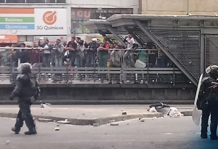 Disturbios en la Avenida Jiménez