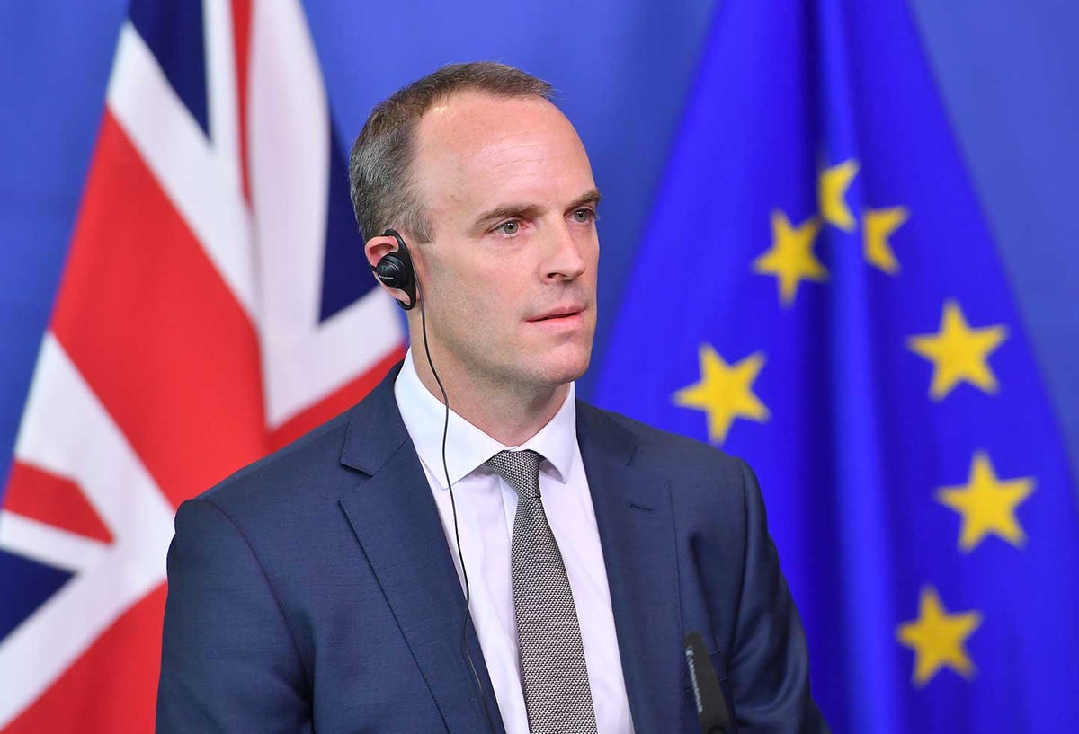 Dominic Raab, ministro de Exteriores del Reino Unido