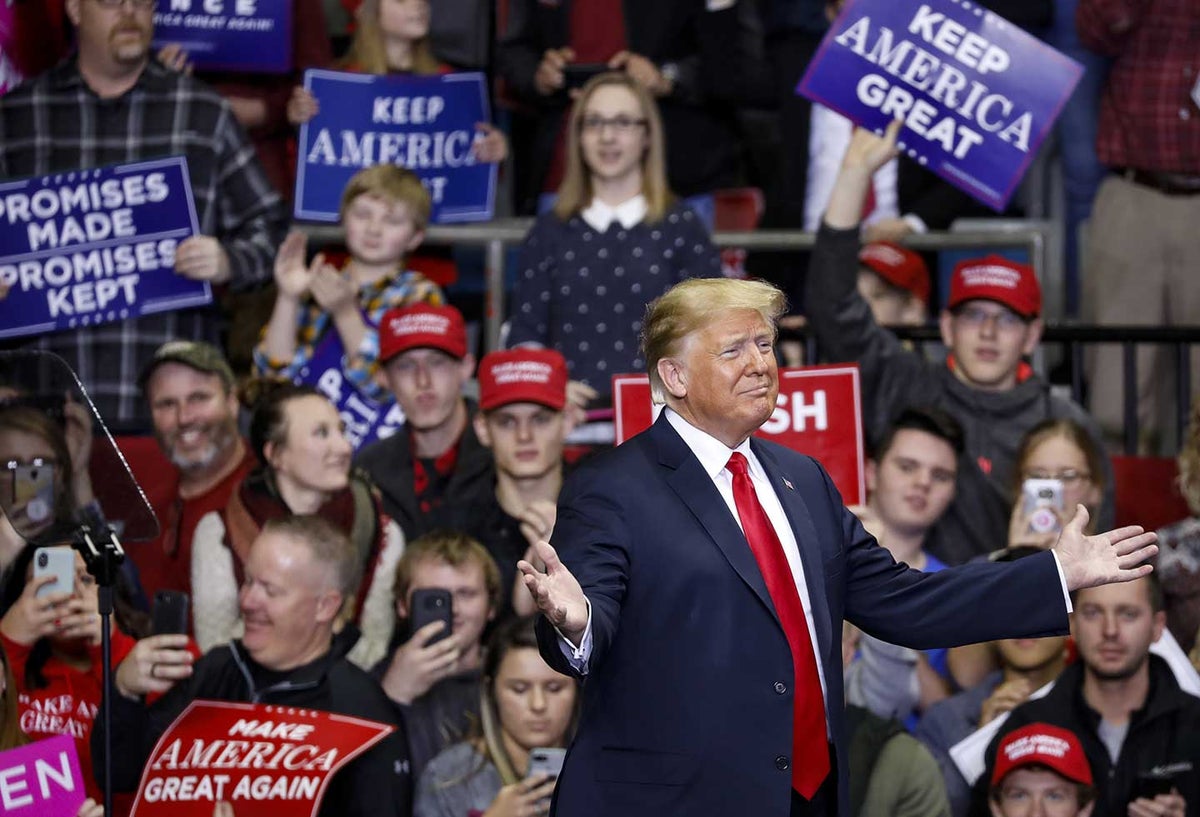 Donald Trump en campaña en elecciones legislativas