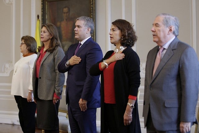 DUQUE EN LA CASA DE NARIÑO