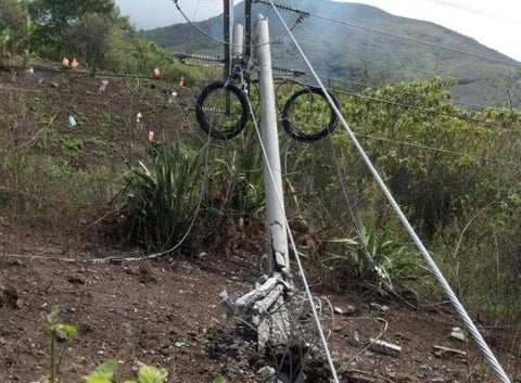 Atentado poste energía, Cauca