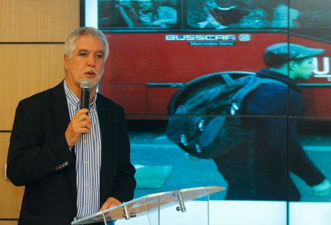 El alcalde de Bogotá, Enrique Peñalosa
