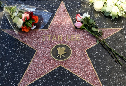 Estrella de Stan Lee en el Paseo de la Fama de Hollywood