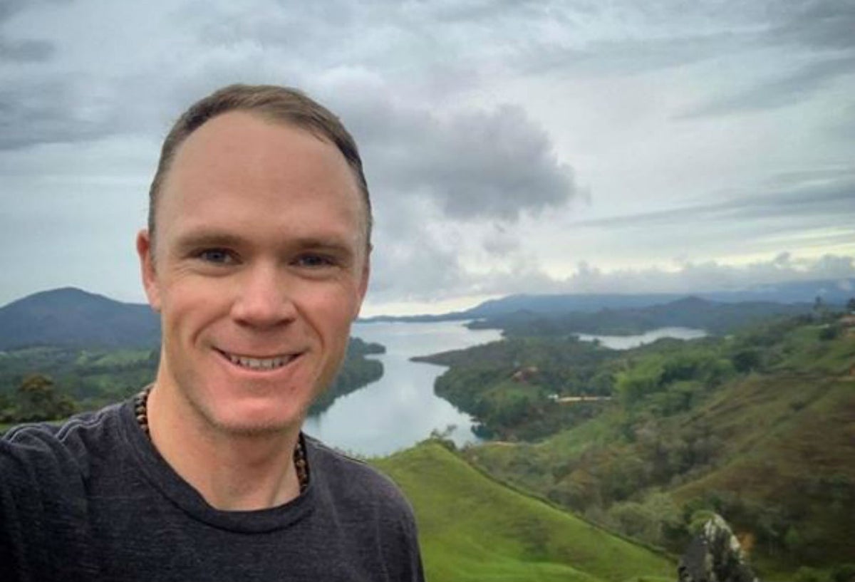 Chris Froome en Colombia