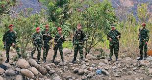 Guardia venezolana en la zona de frontera