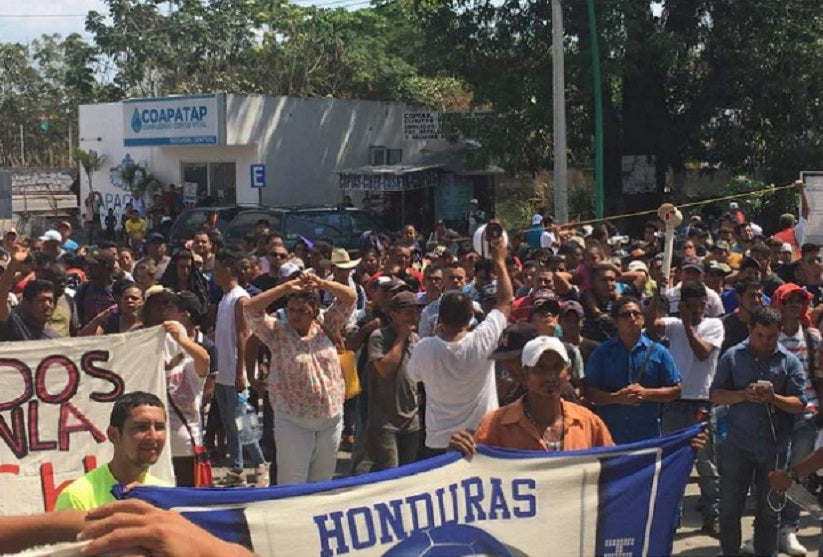Caravanas de inmigrantes