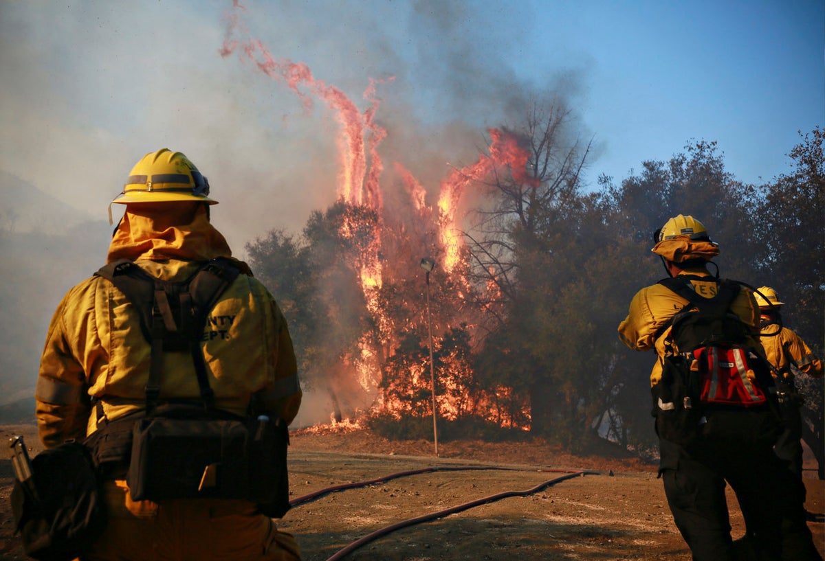Zona de incendios en California