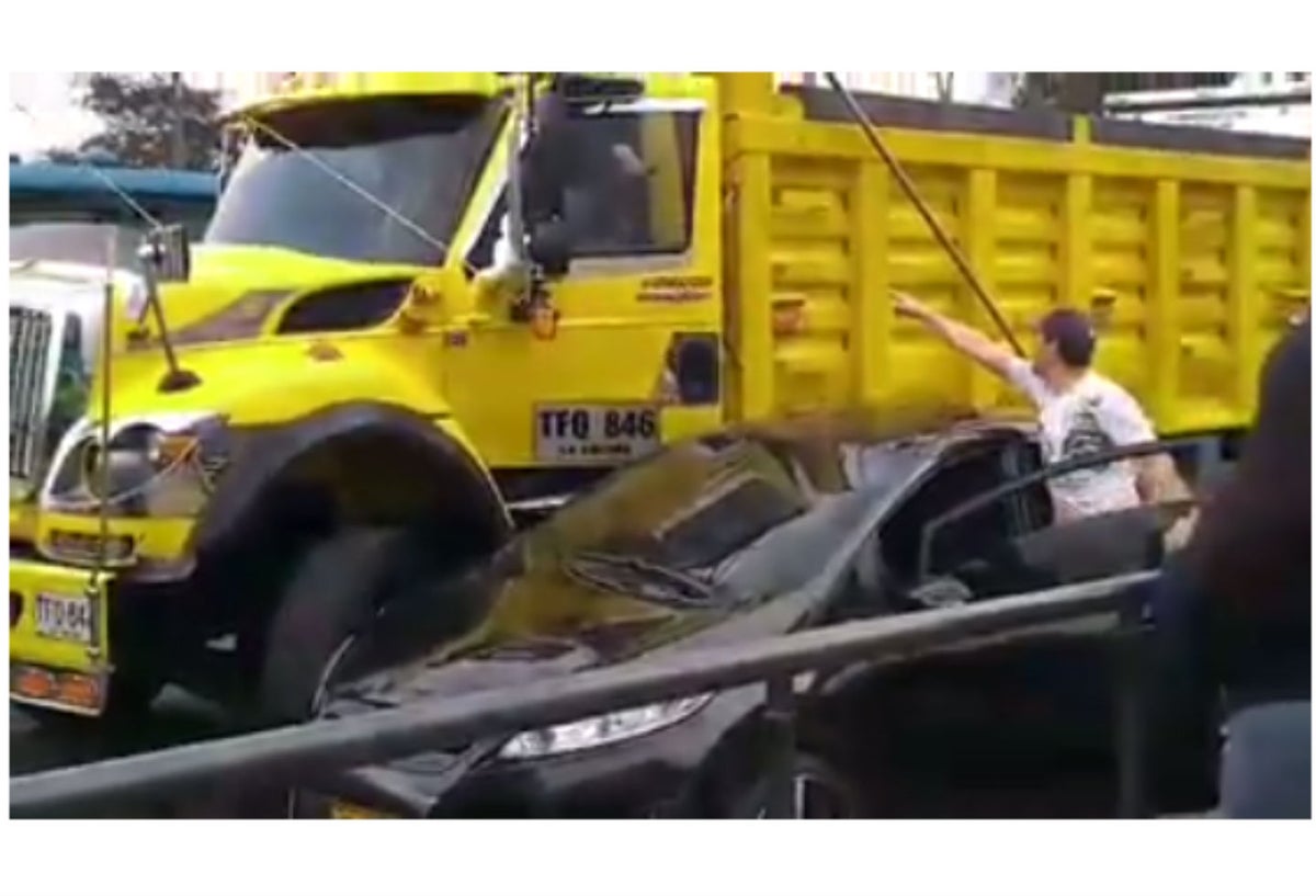 La intolerancia entre conductores en Bogotá suscitó insólito hecho.