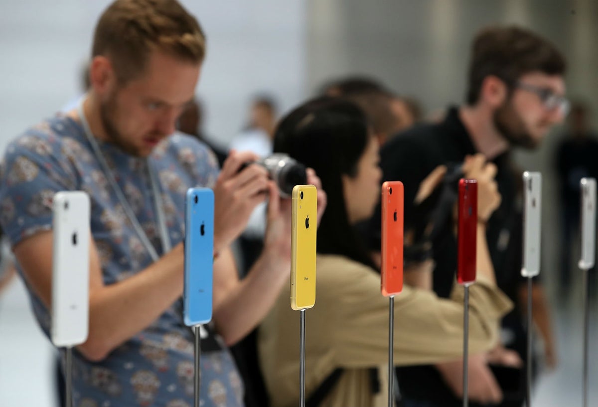 El iPhone XR expuesto en California (Estados Unidos)