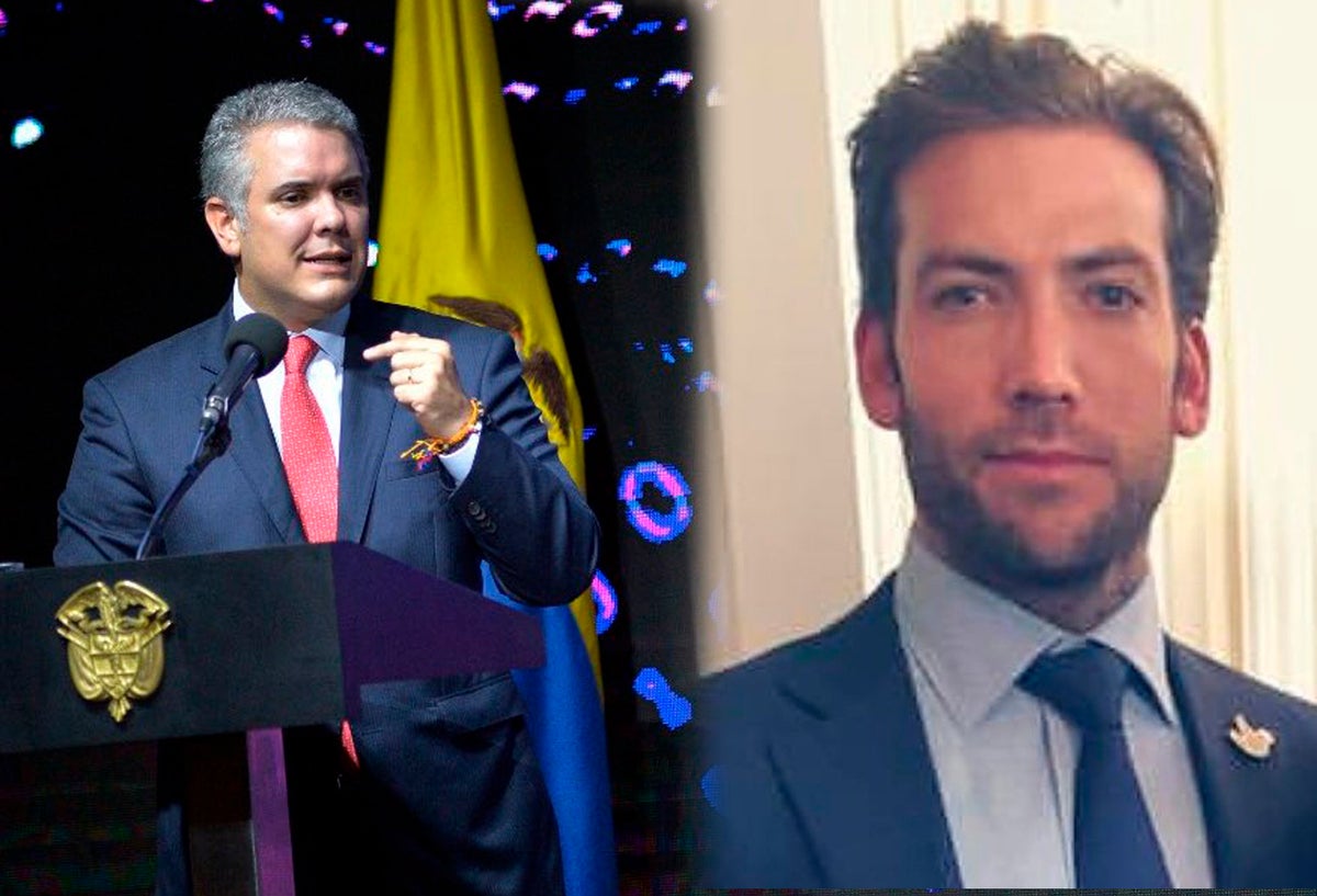 Iván Duque y Martín Santos