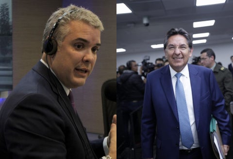 Iván Duque y Néstor Humberto Martínez