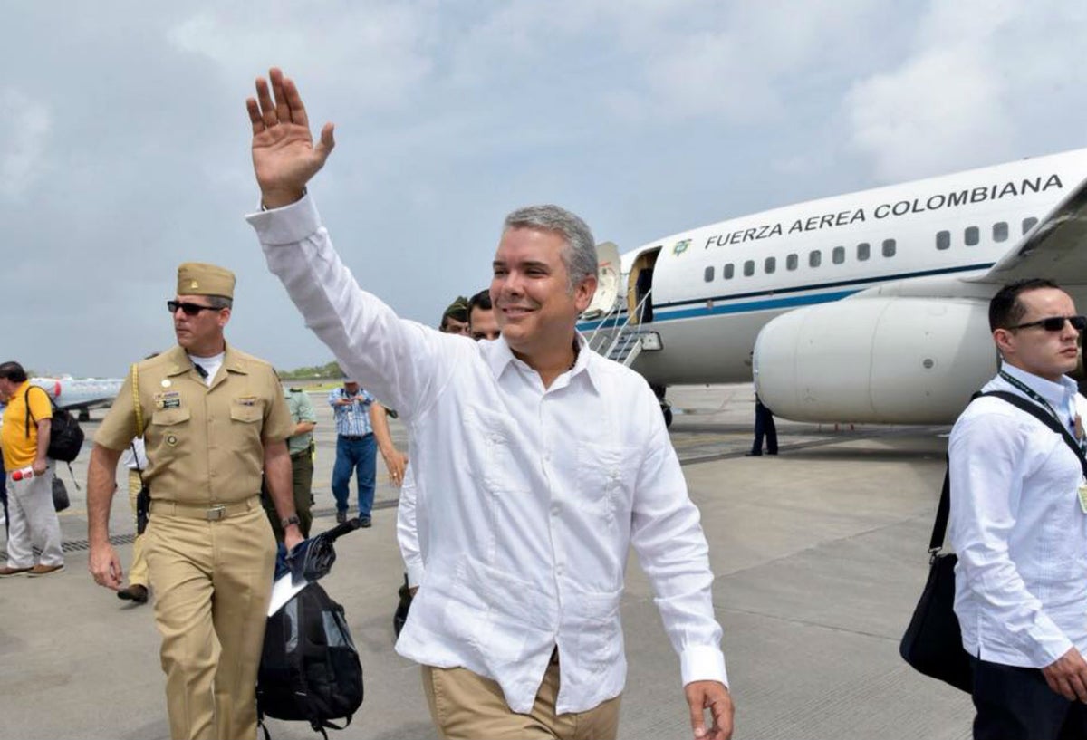 El presidente Iván Duque en Bogotá