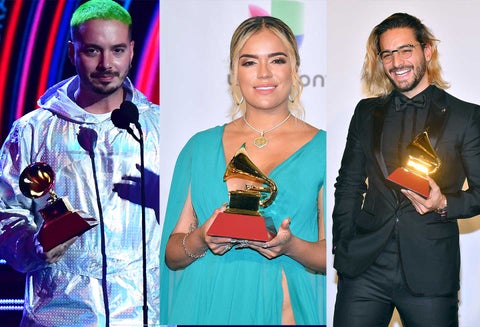 J Balvin, Karol G y Maluma ganaron un Grammy