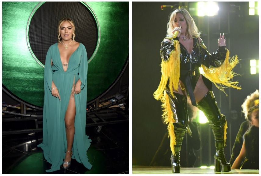 Karol G en los Grammy Latinos 2018