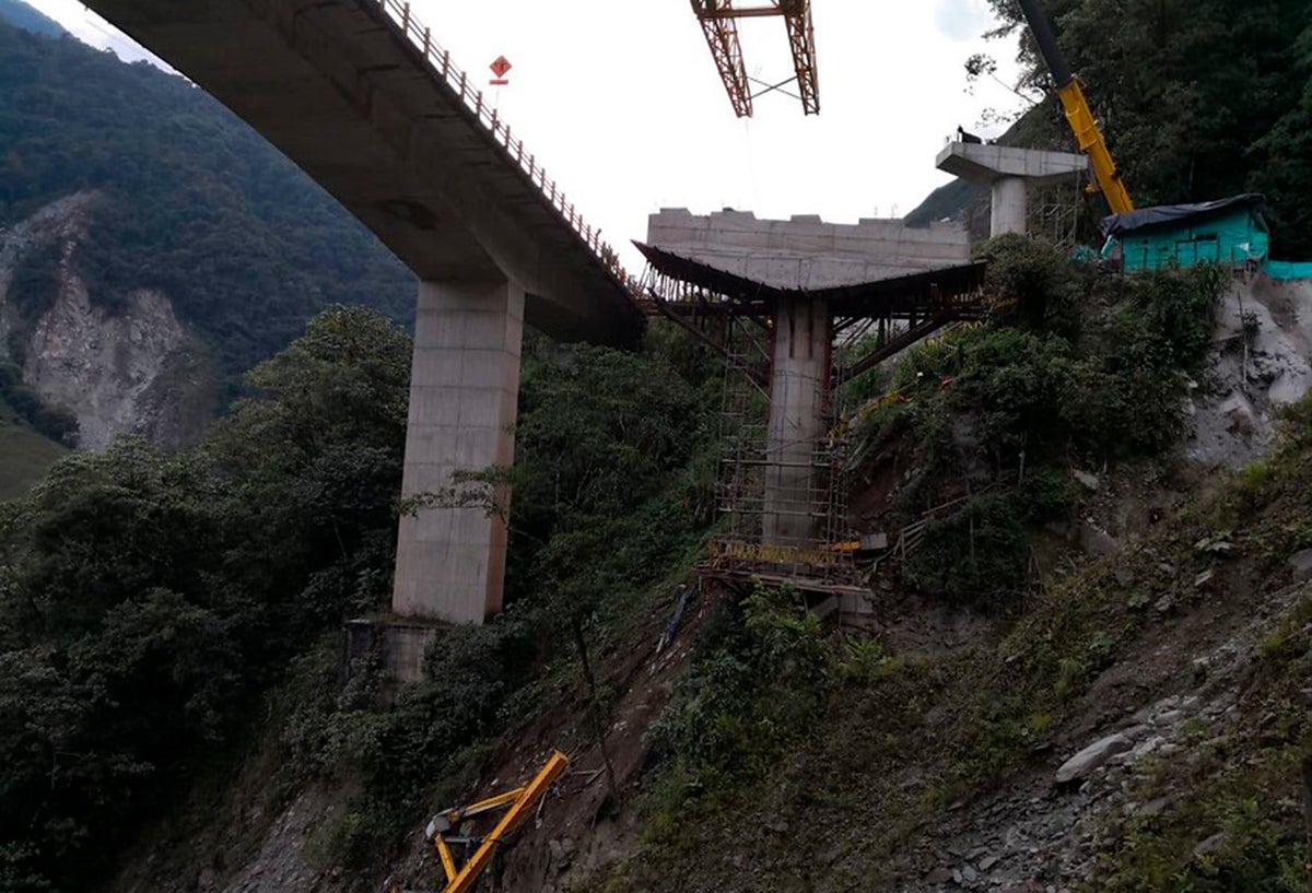 El siniestro en el viaducto La Pala