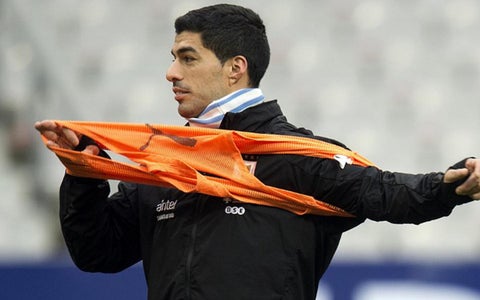 Luis Suárez, delantero uruguayo