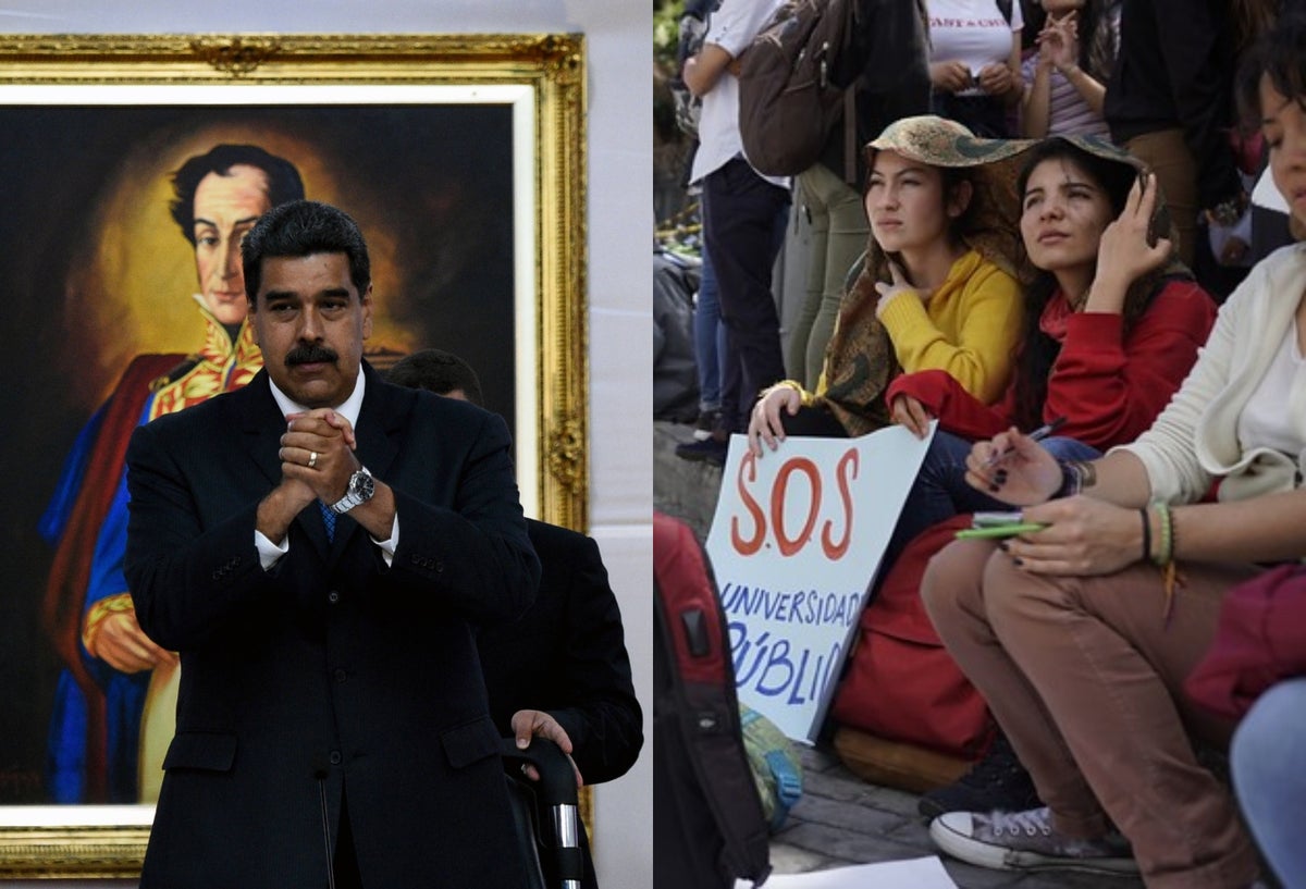 Maduro propone becas a estudiantes colombianos