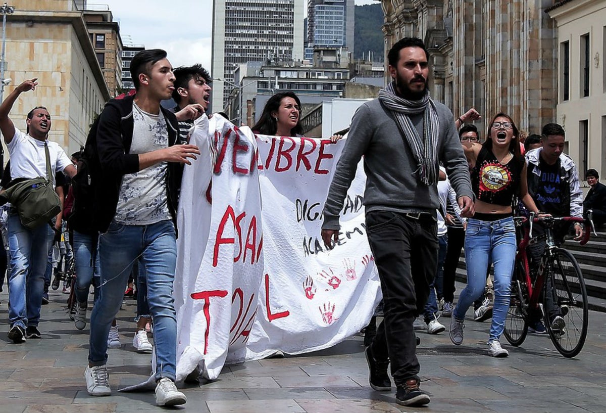 Marcha de estudiantes