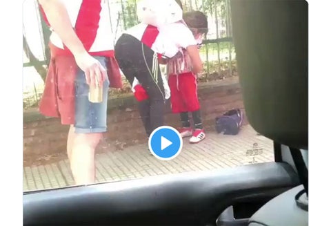 Mujer pone pirotecnia a niña para ingresar a clásico River Vs. Boca