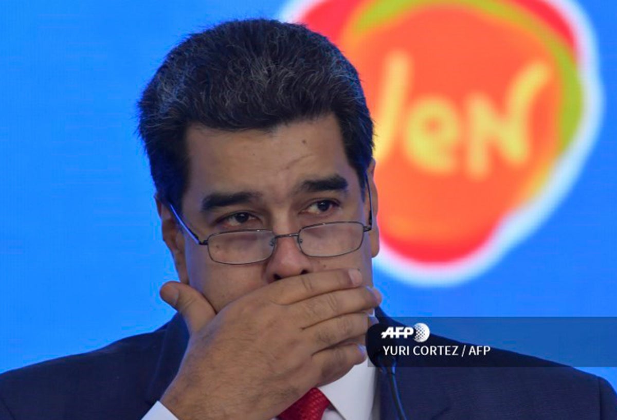 Nicolás Maduro, presidente de Venezuela, en Caracas