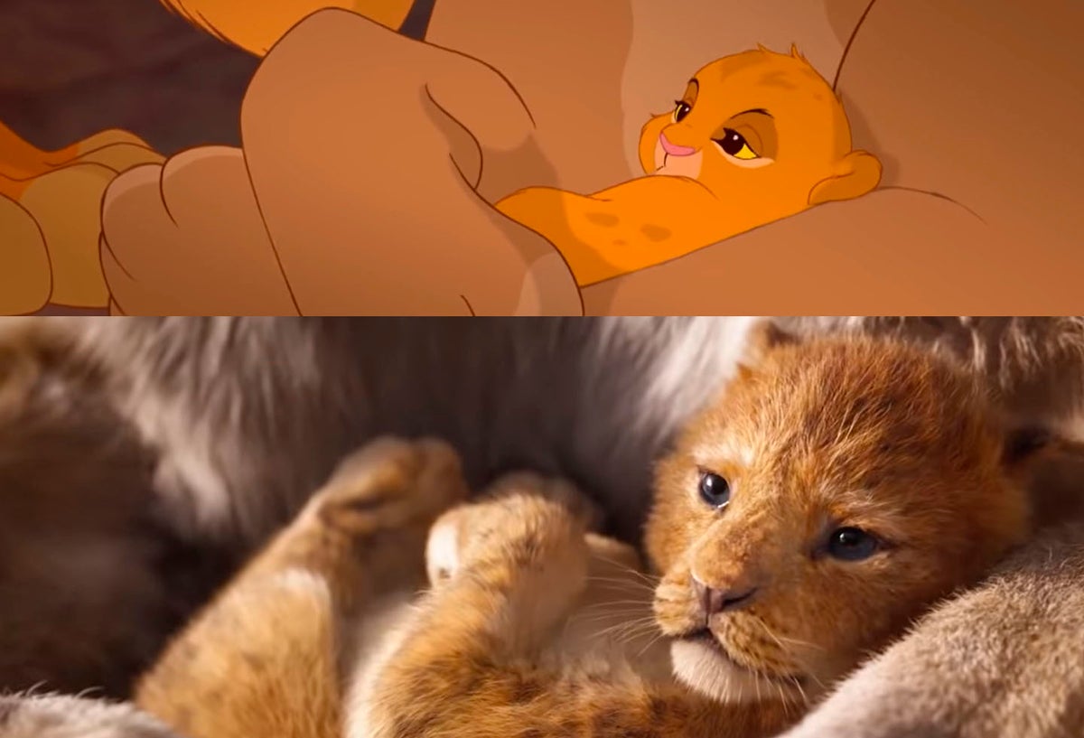 Fanáticos han creado un video comparativo del clásico animado y la película que será estrenada el próximo año