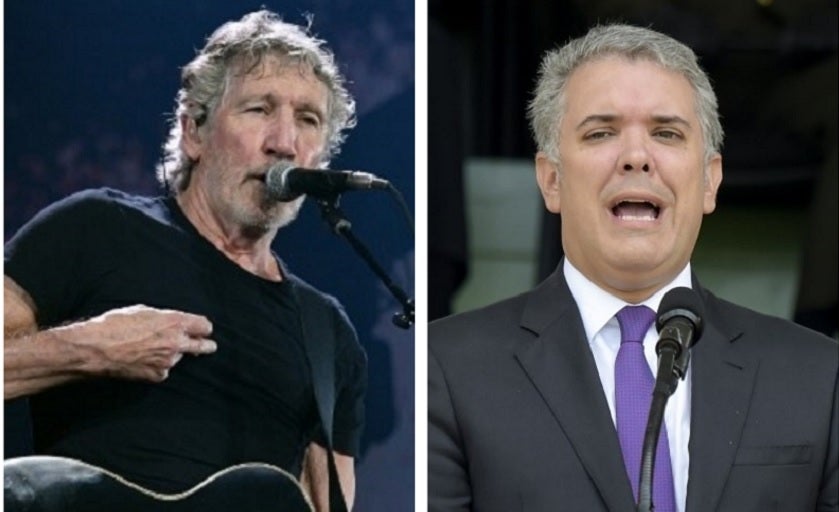 Roger Waters e Iván Duque