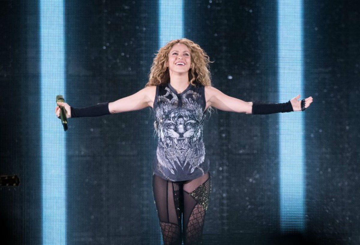 Shakira en su gira El Dorado World Tour