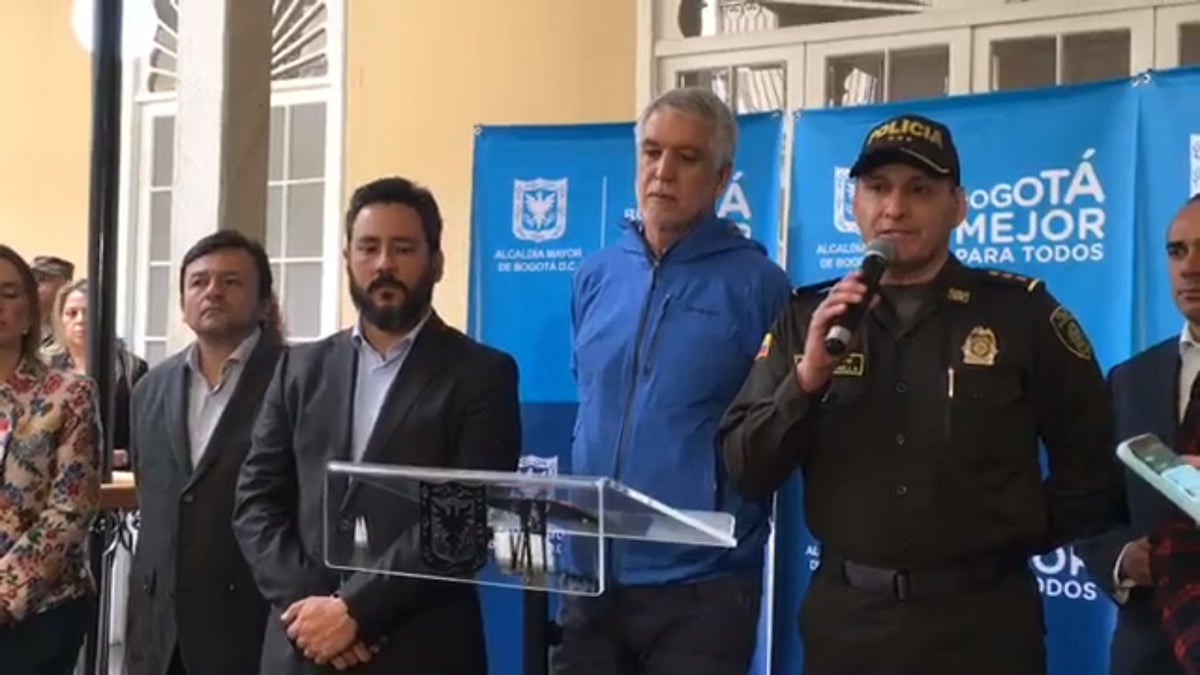 General Hoover Penilla, comandante de la Policía Metropolitana de Bogotá