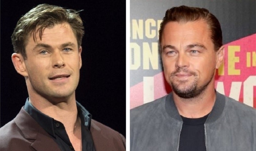 Chris Hemsworth y Leonardo DiCaprio