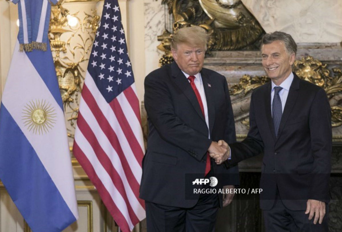 Donald Trump y Mauricio Macri en la Cumbre del G20 en Argentina
