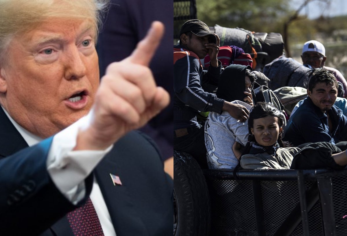 Trump amenaza con cerrar frontera y pide a México que devuelva a los migrantes a su país.