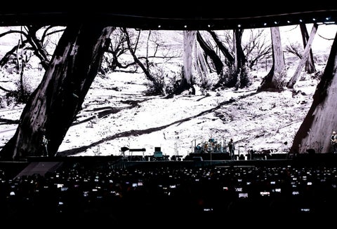 La banda irlandesa U2 se presentó en el estadio el Campín, en Bogotá, como parte de su gira Joshua Treeel, 8 de octubre de 2017
