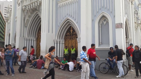 Estudiantes de Universidad del Valle se toman iglesia del centro de Cali