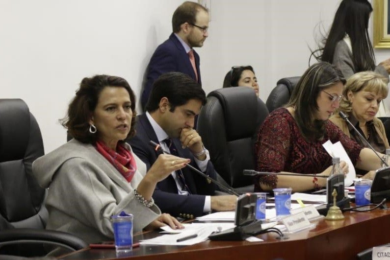 Ministra Nancy Patricia Gutiérrez en la Cámara