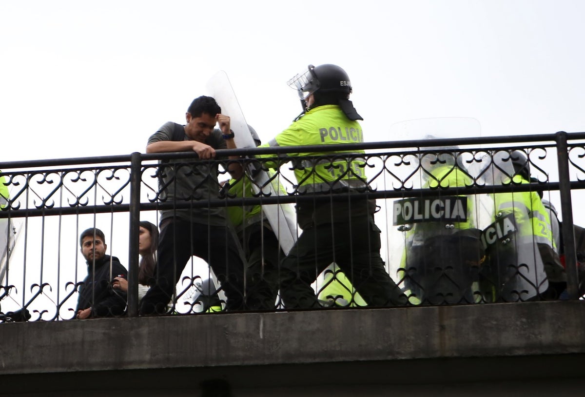 Marchas de estudiantes en Bogotá