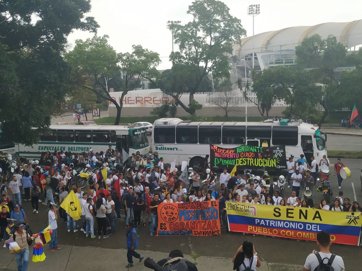 Protestas en Cali.