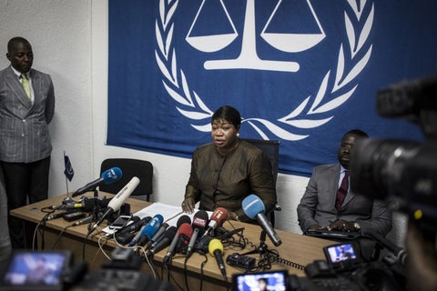Fiscal Fatou Bensouda de la Corte Penal Internacional (CPI).