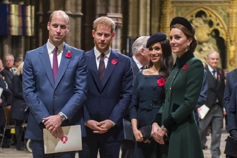 Duques de Cambridge y de Sussex