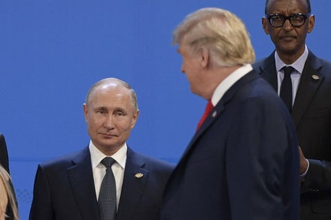 Presidente Trump y Putin