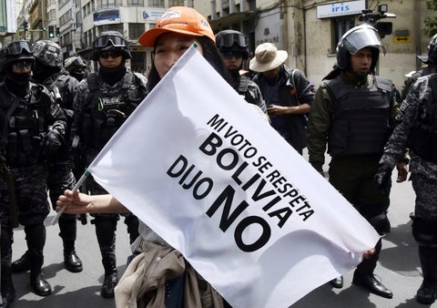 Manifestaciones Bolivia