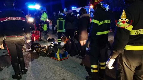 Estampida en discoteca en Italia