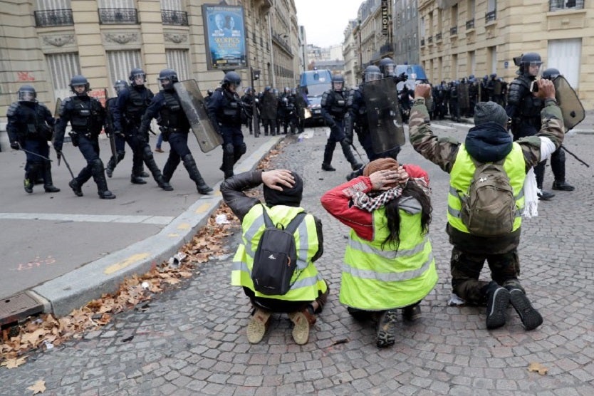 Protesta Francia Chalecos Amarillos