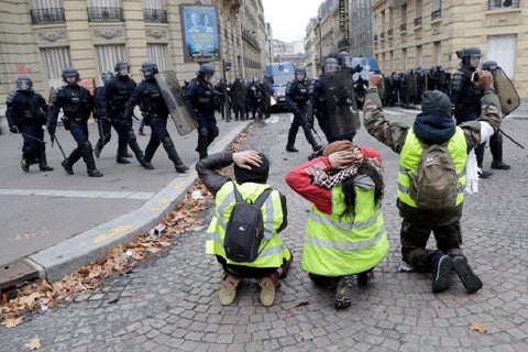 Protesta Francia Chalecos Amarillos