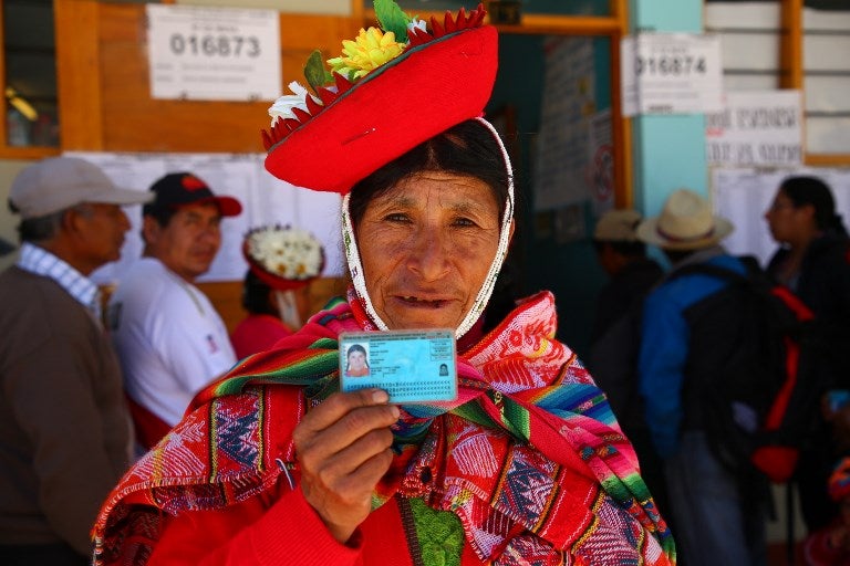 En las elecciones, Perú le dijo Sí al referendo contra la corrupción.