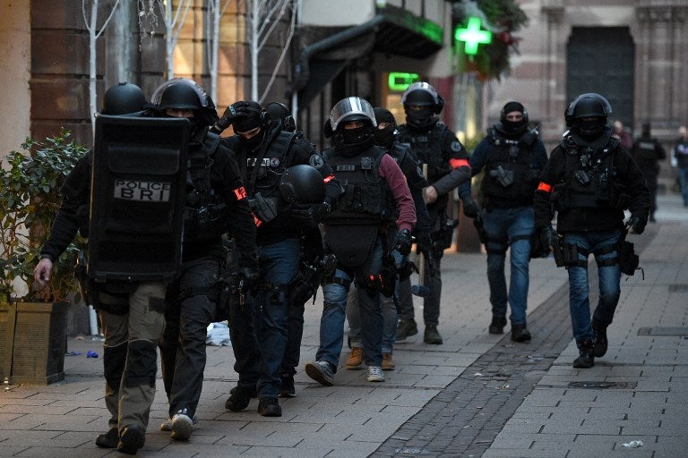 Policía Francia Estrasburgo