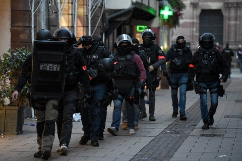 Policía Francia Estrasburgo